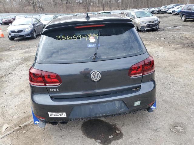 WVWHD7AJ5DW135324 - 2013 VOLKSWAGEN GOLF GTI BLACK photo 6