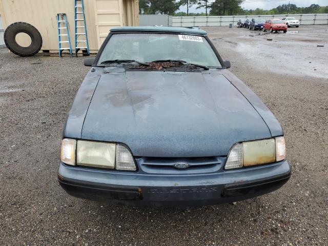 1FABP44A2HF117690 - 1987 FORD MUSTANG LX TEAL photo 5