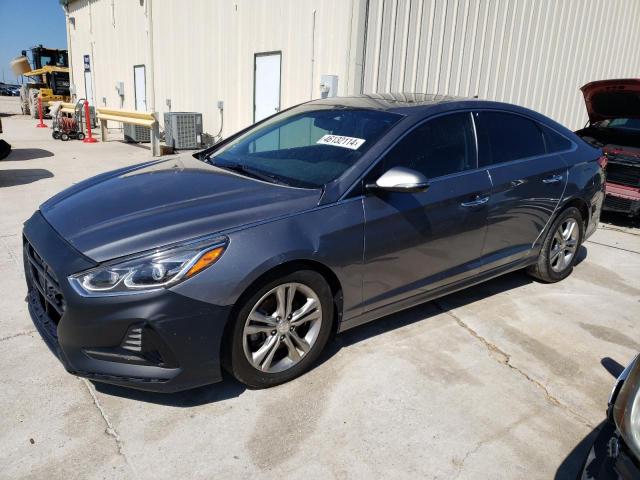 5NPE34AF3JH680598 - 2018 HYUNDAI SONATA SPORT GRAY photo 1