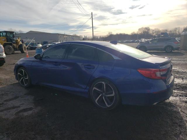 1HGCV1F32JA061773 - 2018 HONDA ACCORD SPORT BLUE photo 2