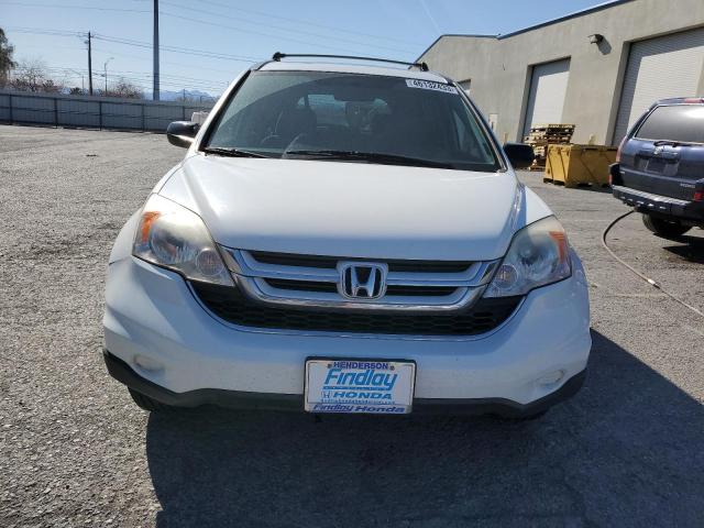 JHLRE4H52AC014503 - 2010 HONDA CR-V EX WHITE photo 5