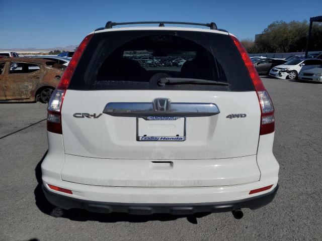 JHLRE4H52AC014503 - 2010 HONDA CR-V EX WHITE photo 6