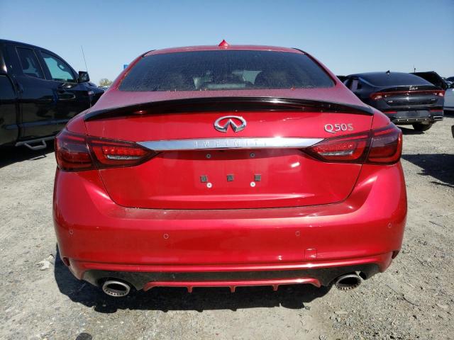 JN1FV7AP0JM461499 - 2018 INFINITI Q50 RED SPORT 400 RED photo 6