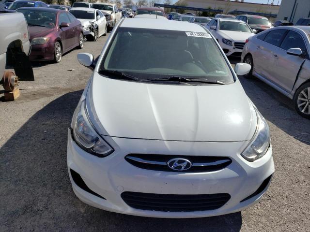 KMHCT5AE4FU219486 - 2015 HYUNDAI ACCENT GS WHITE photo 5