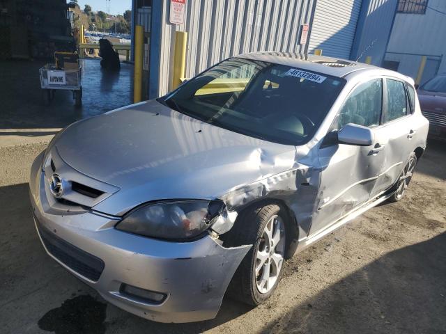 JM1BK344281816909 - 2008 MAZDA 3 HATCHBACK SILVER photo 1