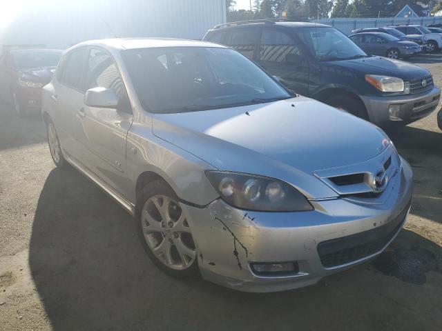 JM1BK344281816909 - 2008 MAZDA 3 HATCHBACK SILVER photo 4