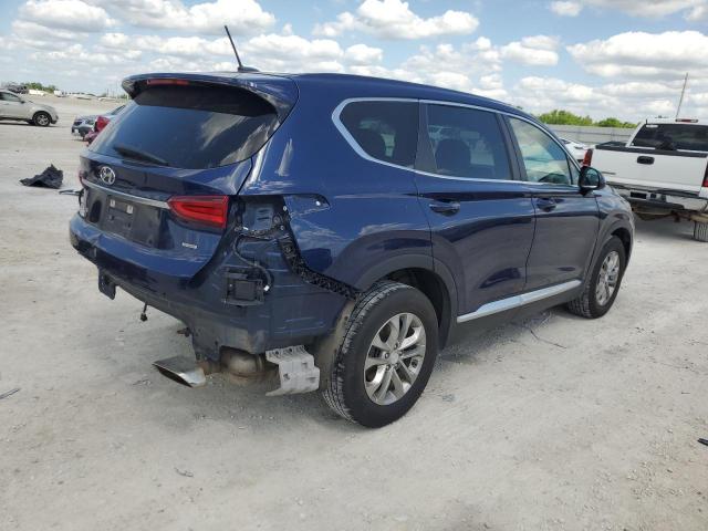 5NMS2CAD3KH114521 - 2019 HYUNDAI SANTA FE SE BLUE photo 3