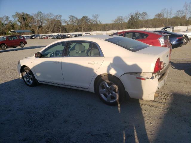 1G1ZH57B184218806 - 2008 CHEVROLET MALIBU 1LT WHITE photo 2