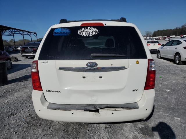 KNDMB233276121293 - 2007 KIA SEDONA EX WHITE photo 6