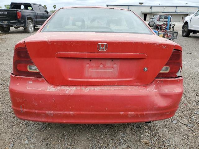 1HGEM21912L079474 - 2002 HONDA CIVIC EX RED photo 6