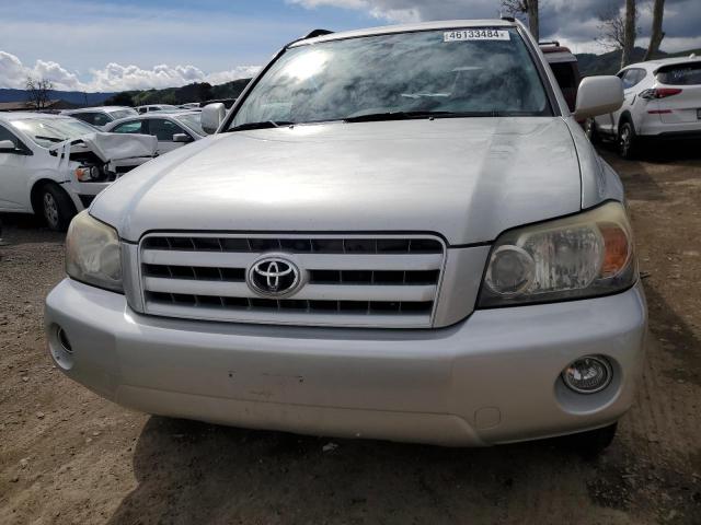 JTEEP21A940025033 - 2004 TOYOTA HIGHLANDER SILVER photo 5