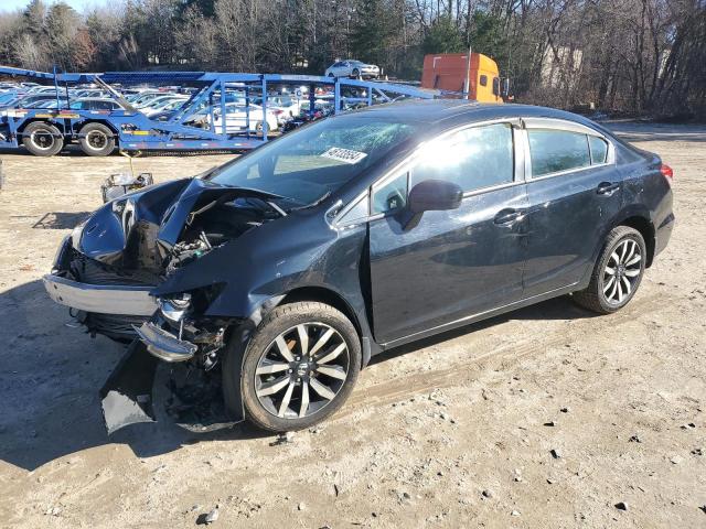 19XFB2F91FE251051 - 2015 HONDA CIVIC EXL შავი ფოტო 1