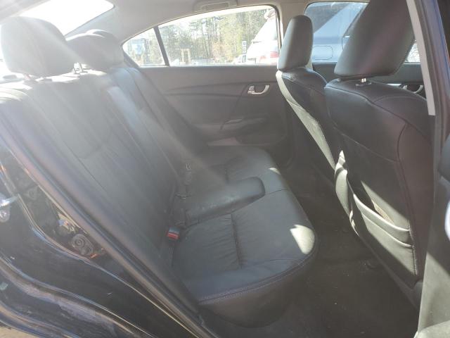 19XFB2F91FE251051 - 2015 HONDA CIVIC EXL შავი ფოტო 10