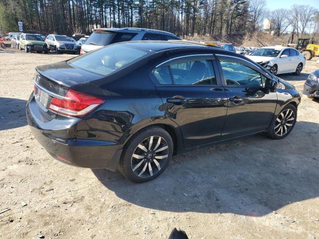 19XFB2F91FE251051 - 2015 HONDA CIVIC EXL შავი ფოტო 3