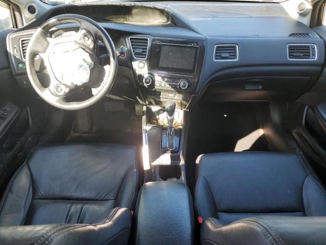 19XFB2F91FE251051 - 2015 HONDA CIVIC EXL შავი ფოტო 8