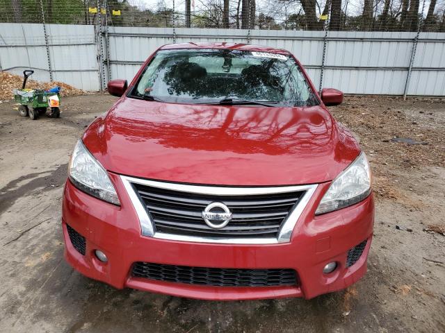 3N1AB7AP1DL787717 - 2013 NISSAN SENTRA S RED photo 5