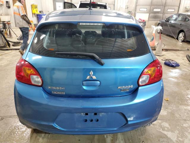 ML32A4HJ2FH060630 - 2015 MITSUBISHI MIRAGE ES BLUE photo 6