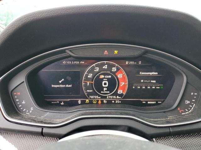 WA1C4BFY5J2226433 - 2018 AUDI SQ5 PRESTIGE RED photo 9