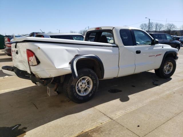 1B7GL22X0XS257797 - 1999 DODGE DAKOTA WHITE photo 3