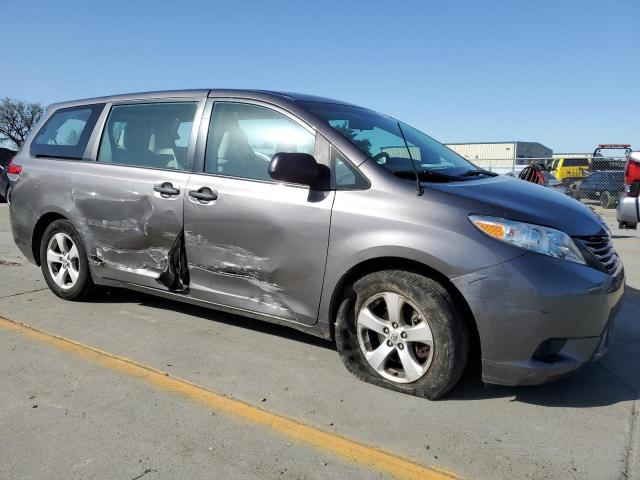 5TDZK3DC0BS111767 - 2011 TOYOTA SIENNA GRAY photo 4