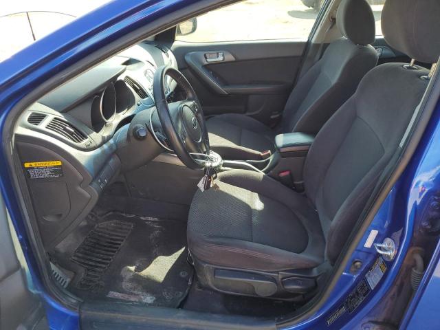 KNAFW5A31C5489642 - 2012 KIA FORTE SX BLUE photo 7