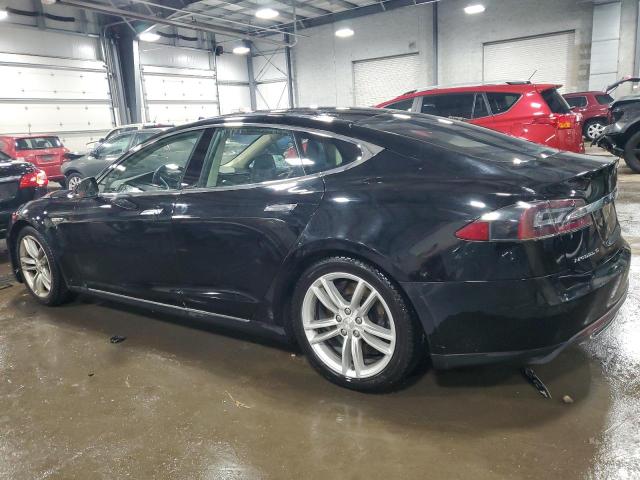 5YJSA1CG6DFP03677 - 2013 TESLA MODEL S BLACK photo 2