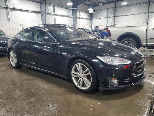 5YJSA1CG6DFP03677 - 2013 TESLA MODEL S BLACK photo 4