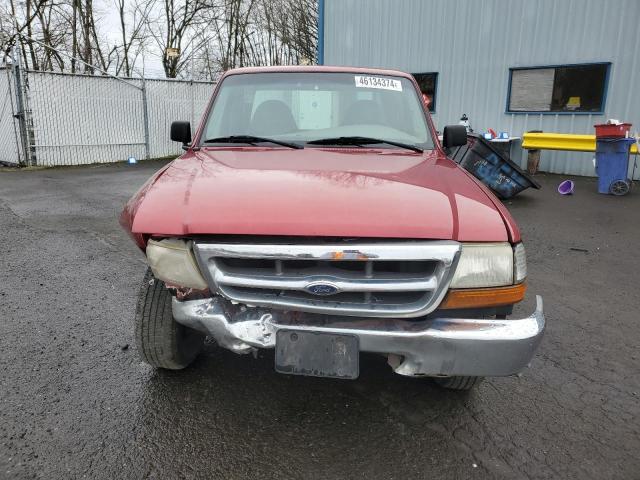 1FTYR14C4XPC05633 - 1999 FORD RANGER SUPER CAB RED photo 5