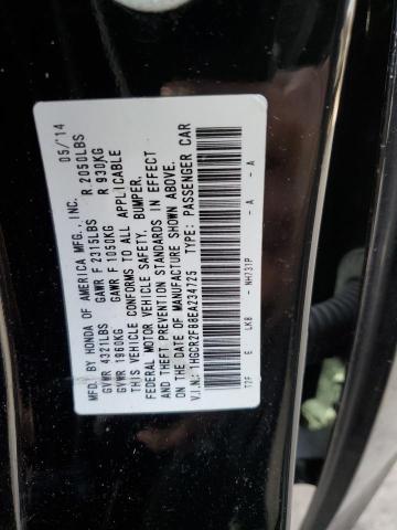 1HGCR2F88EA234725 - 2014 HONDA ACCORD EXL BLACK photo 12