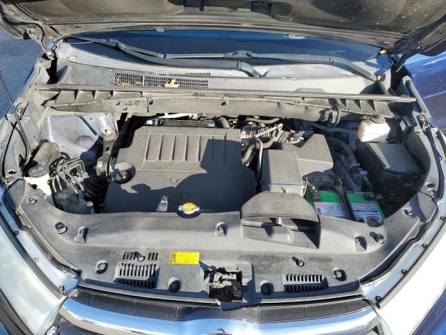5TDJKRFH5ES027294 - 2014 TOYOTA HIGHLANDER XLE Mavi foto 11