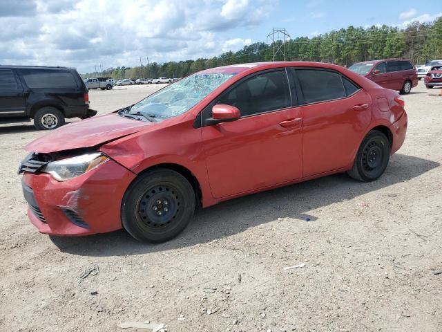 5YFBURHEXGP480307 - 2016 TOYOTA COROLLA L RED photo 1