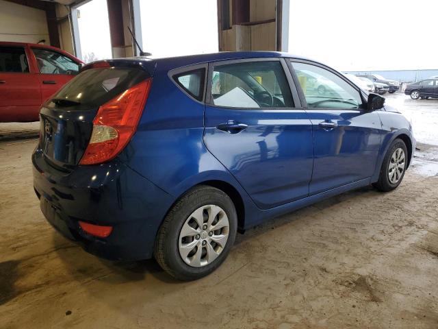 KMHCT5AE1HU341399 - 2017 HYUNDAI ACCENT SE BLUE photo 3