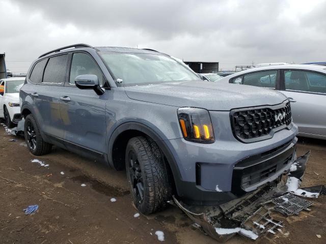 5XYP5DGC5RG414809 - 2024 KIA TELLURIDE SX GRAY photo 4