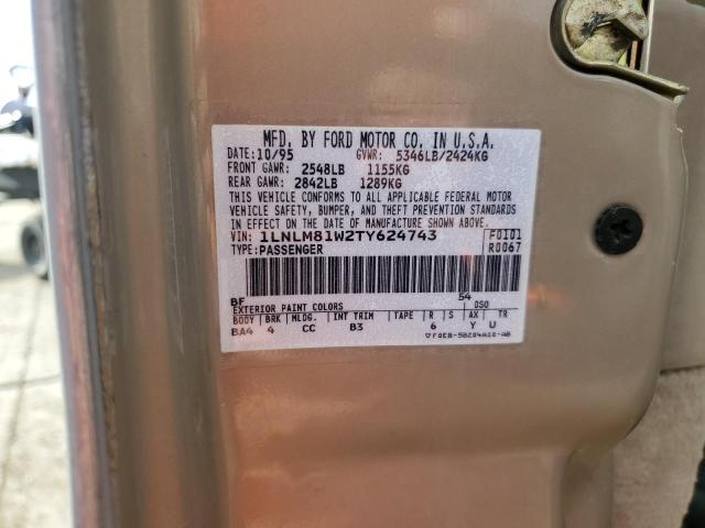 1LNLM81W2TY624743 - 1996 LINCOLN TOWN CAR EXECUTIVE Braun Foto 12