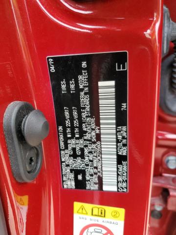 JTJYARBZ2K2155606 - 2019 LEXUS NX 300 BASE Qırmızı foto 12