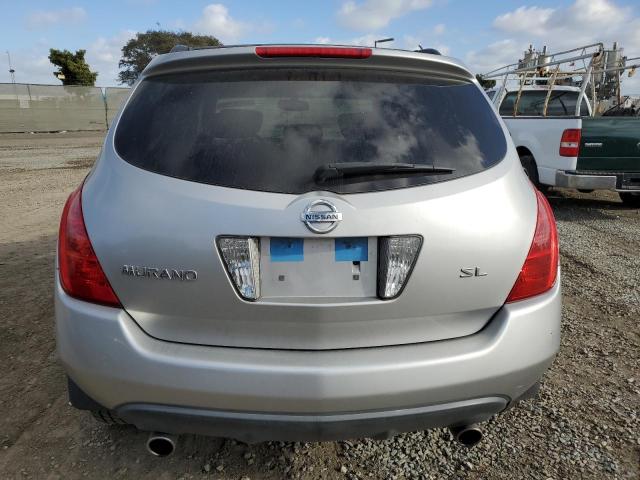 JN8AZ08T15W317674 - 2005 NISSAN MURANO SL GRAY photo 6