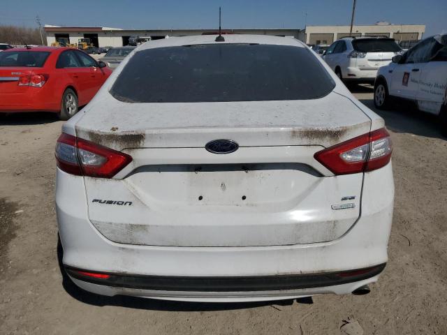 3FA6P0HD5ER243801 - 2014 FORD FUSION SE WHITE photo 6