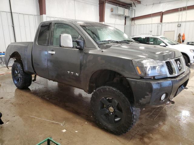 1N6BA06B55N578522 - 2005 NISSAN TITAN XE CHARCOAL photo 4