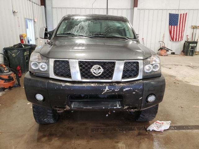 1N6BA06B55N578522 - 2005 NISSAN TITAN XE CHARCOAL photo 5