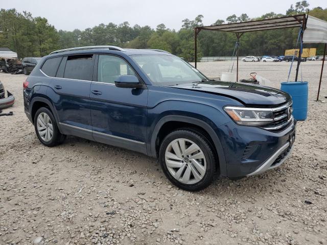 1V2ER2CA1MC582401 - 2021 VOLKSWAGEN ATLAS SEL BLUE photo 4