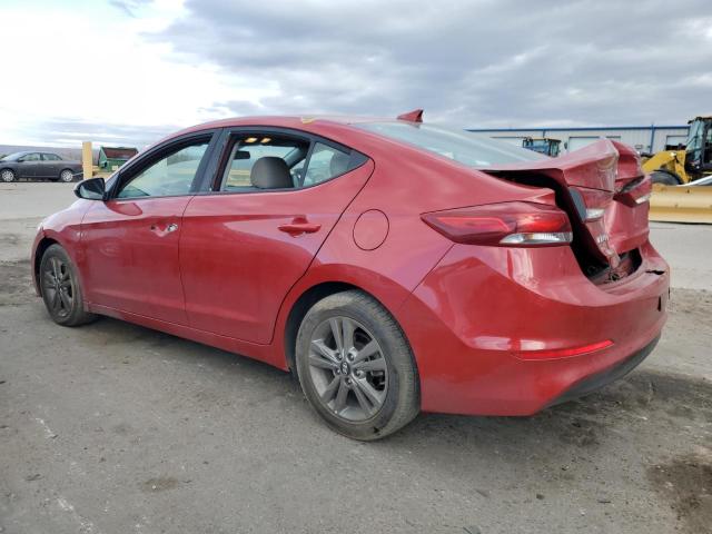 5NPD84LF1JH348413 - 2018 HYUNDAI ELANTRA SEL RED photo 2