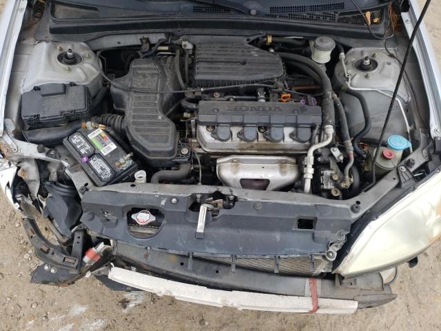 2HGES16531H603127 - 2001 HONDA CIVIC LX SILVER photo 11