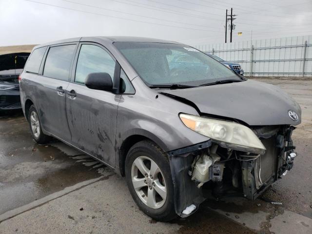 5TDKA3DC2BS007107 - 2011 TOYOTA SIENNA BASE GRAY photo 4