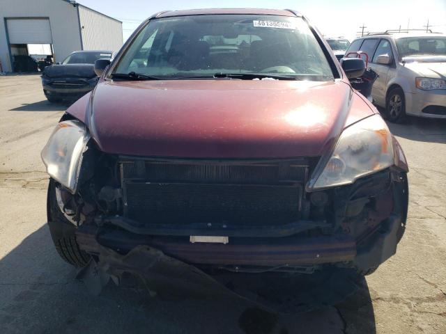 JHLRE4H56AC001818 - 2010 HONDA CR-V EX MAROON photo 5