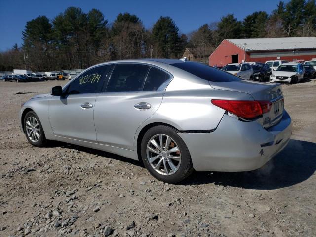 JN1BV7AR3FM396879 - 2015 INFINITI Q50 BASE SILVER photo 2