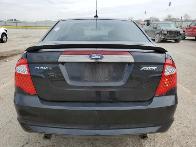 3FAHP0KC2BR133826 - 2011 FORD FUSION SPORT BLACK photo 6