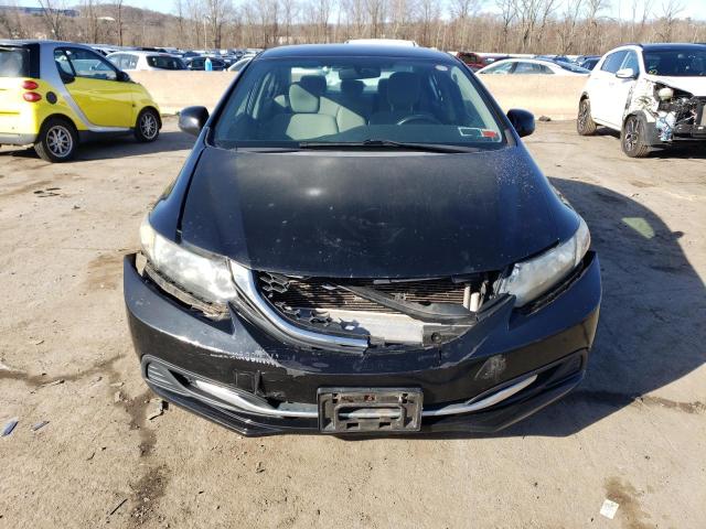 19XFB2F56DE257230 - 2013 HONDA CIVIC LX BLACK photo 5