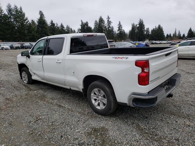 3GCUYDET9MG443186 - 2021 CHEVROLET SILVERADO K1500 LT WHITE photo 2