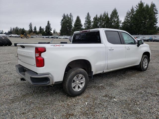 3GCUYDET9MG443186 - 2021 CHEVROLET SILVERADO K1500 LT WHITE photo 3