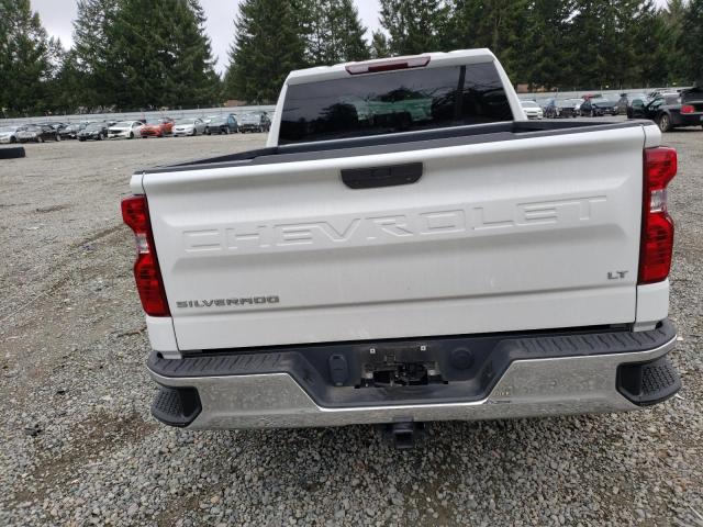 3GCUYDET9MG443186 - 2021 CHEVROLET SILVERADO K1500 LT WHITE photo 6